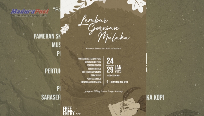 Lembar Goresan Malaka: Kolaborasi Seni Madura di Malaka Kopi, Catat Tanggalnya!