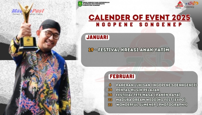 Bupati Sumenep Ajak Kaula Muda Meriahkan Kalender Event Februari 2025