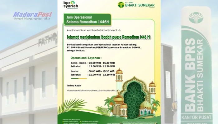 BPRS Bhakti Sumekar Sesuaikan Jam Operasional Selama Ramadan 2025