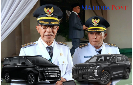 Mobil Dinas Bupati dan Wakil Bupati Pamekasan Dikritik Pendukung Berbakti