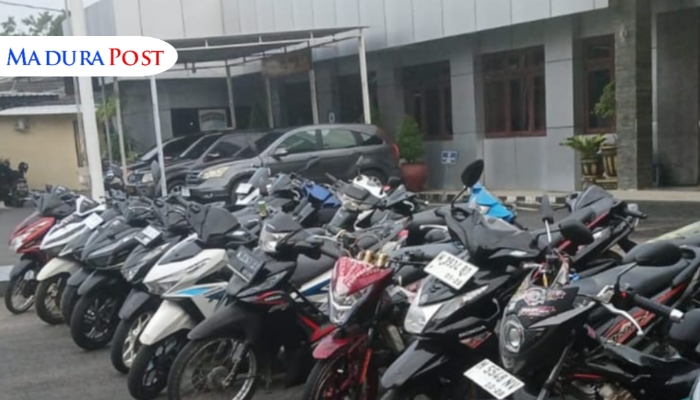 20 Motor Balap Liar Diamankan Polres Pamekasan Saat Patroli Harkamtibmas