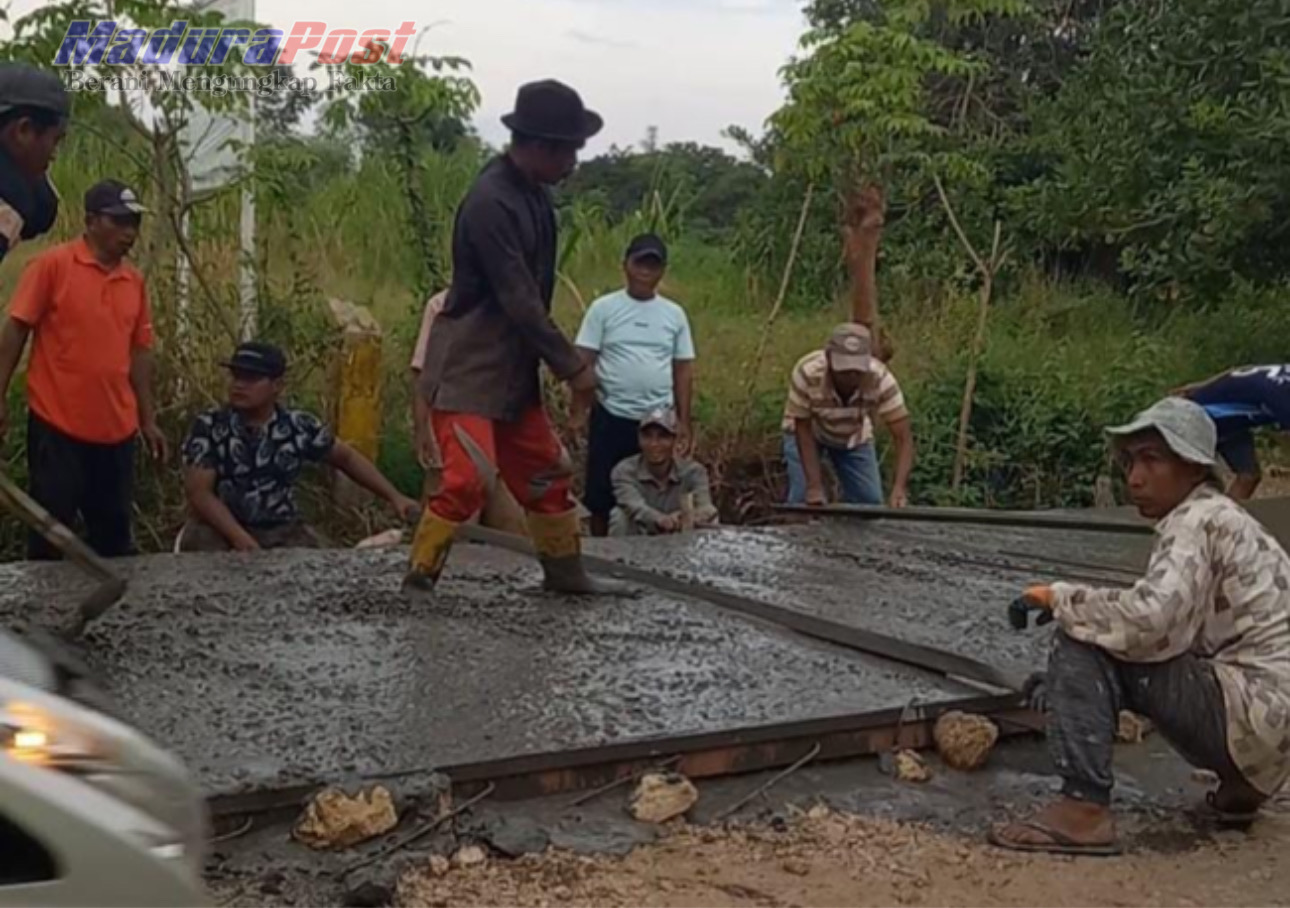 Dari Janji ke Aksi: Warga Tlagah Banyuates Bangun Jalan Sendiri Setelah Bertahun-tahun Menunggu Pemkab Sampang