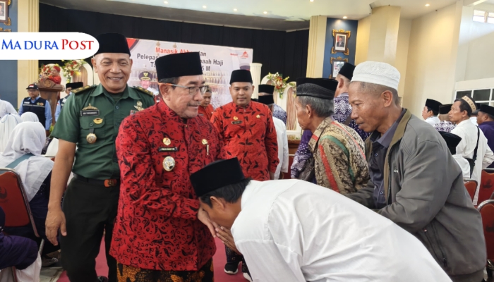 Ratusan Jamaah Haji Sumenep Ikuti Manasik Akbar dan Pelepasan Simbolis