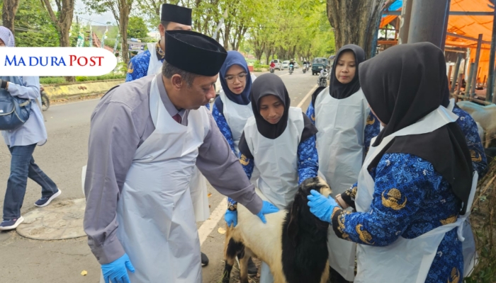Jelang Idul Adha DKPP Sumenep Intensif Pantau Kesehatan Hewan Kurban di Lapak Musiman dan Pasar