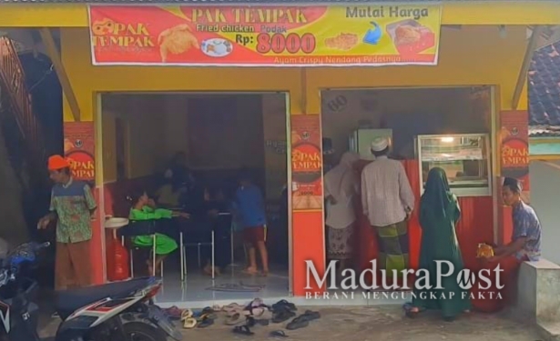 Warung Ayam Geprek 'Pak Tempak' Hadir di Pasar Keles, Tawarkan Menu Murah Meriah