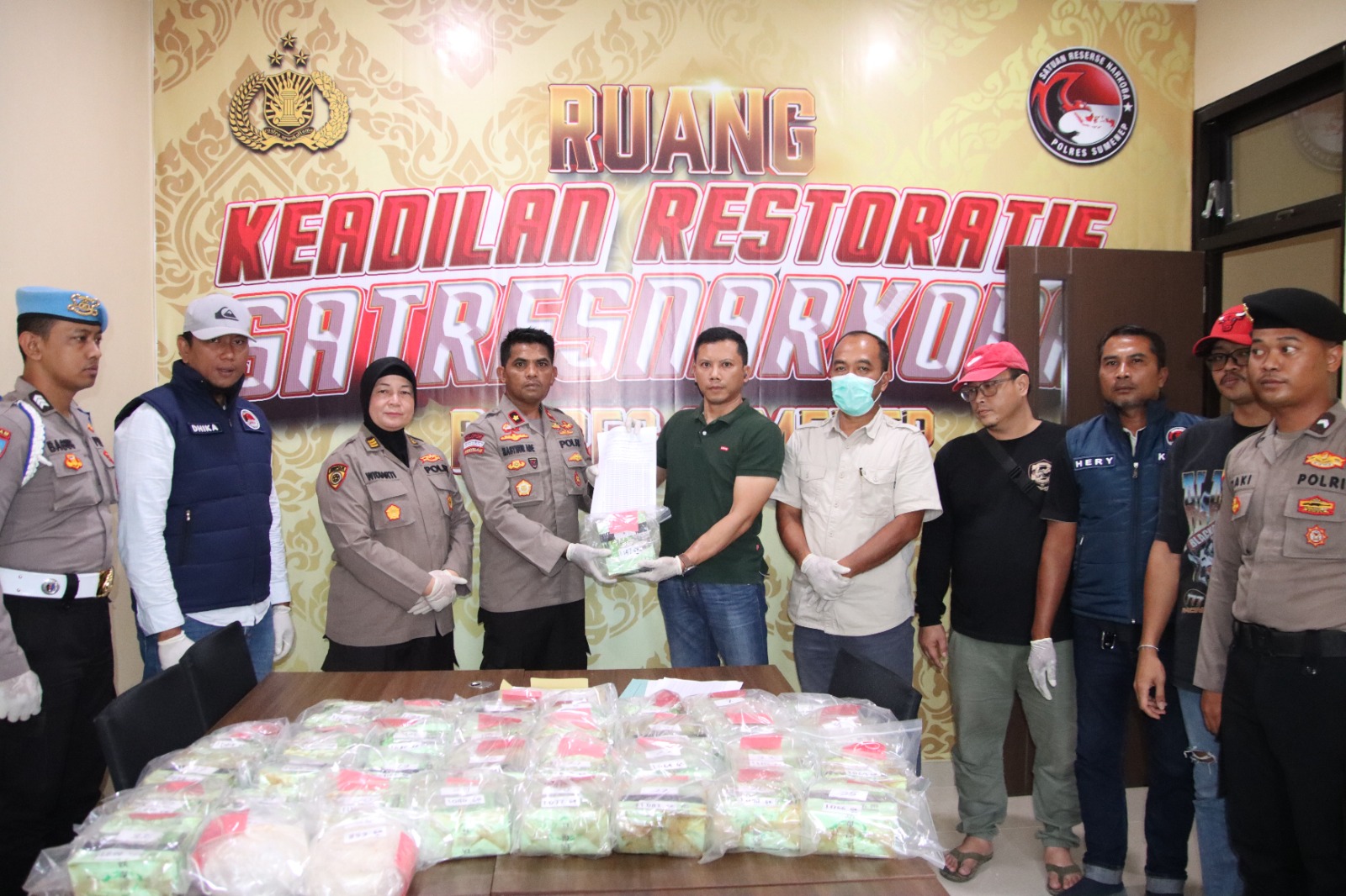 52 Kg Sabu yang Ditemukan di Masalembu Sumenep Diduga Milik Jaringan Malaysia