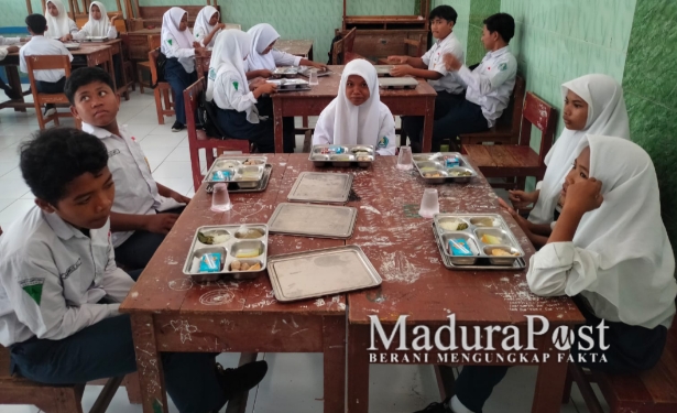 Siswa SMPN 2 Camplong Sampang Minta Program MBG Tetap Dilanjutkan