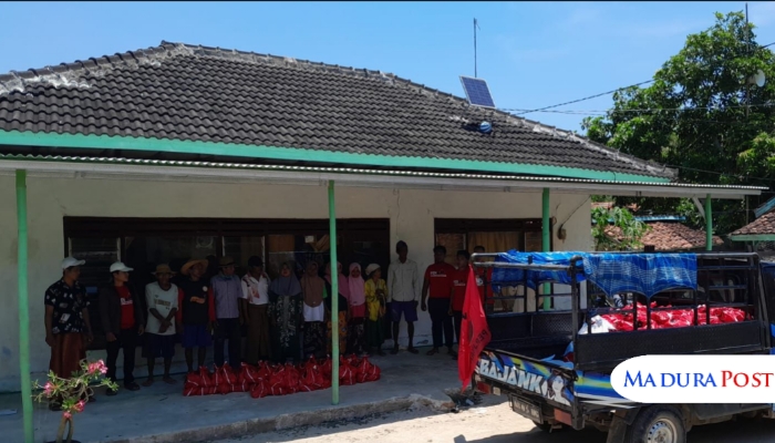 PDI Perjuangan Gayam Gerak Cepat Salurkan Bantuan untuk Korban Gempa Sapudi