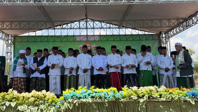 Semangat Ya Lal Wathon Gema di Pelantikan MWC NU Sokobanah, Wabup Sampang: Cinta Tanah Air Bagian dari Iman