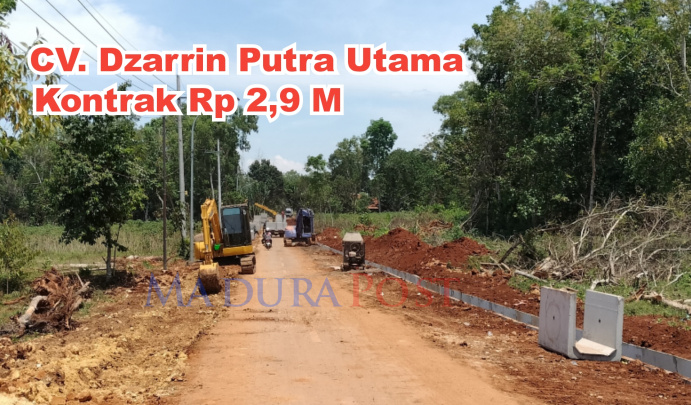 Dinas PUPR Pamekasan Akan Hentikan Proyek Peningkatan Jalan Tlagah - Bulangan Barat