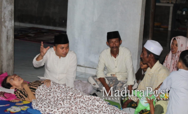 Peduli, Slamet Ariyadi Belusukan Bantu Warga Sampang Penderita Tumor Hidung