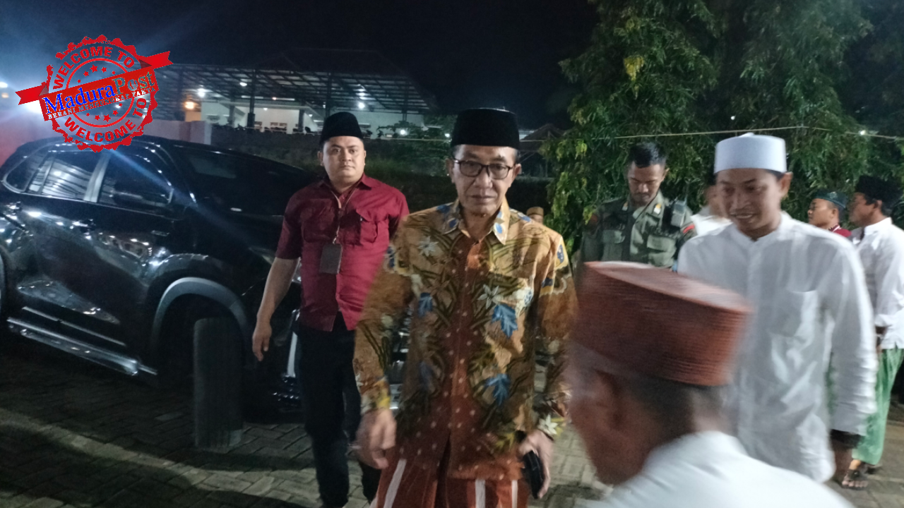 Bupati Pamekasan Hadiri Tahlilan 7 Hari Wafatnya KH. Sasro Sarbini di Ponpes Ainul Huda
