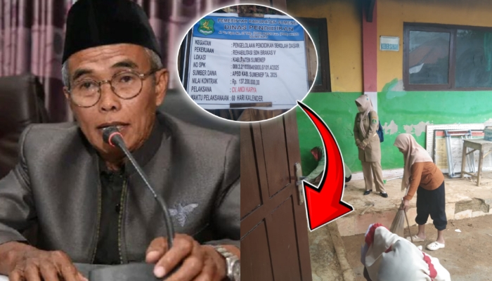 Rehab Sekolah Berantakan, DPRD Sumenep Sorot CV Andi Karya