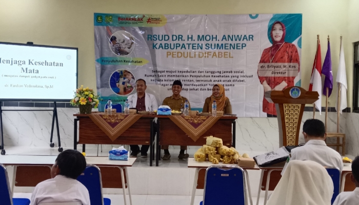 RSUDMA Sumenep Gelar Penyuluhan Kesehatan Gratis bagi Siswa SLB Saronggi