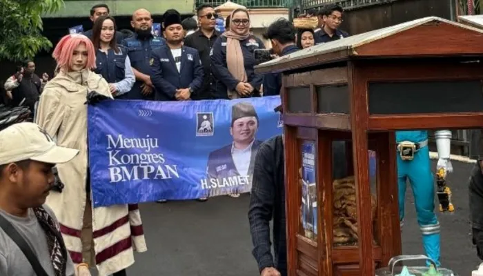 Disambut Meriah, Slamet Ariyadi Resmi Daftar Ketua Umum BM PAN di Jakarta