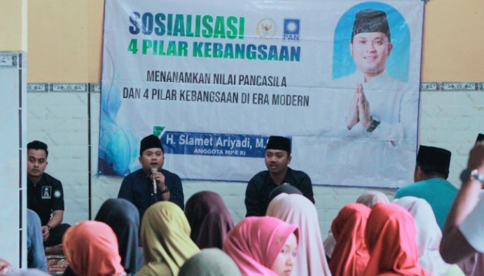 Sosialisasi 4 Pilar Kebangsaan Oleh Dewan Muda RI di Desa Kotah Sampang