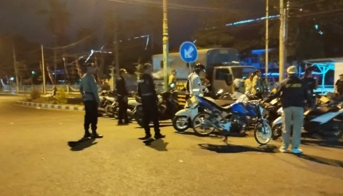 Polres Pamekasan Tertibkan Balap Liar, 62 Motor Diamankan