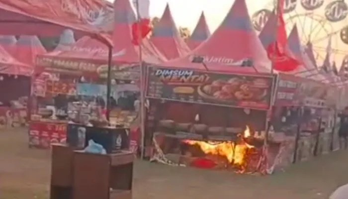 Madura Night Vaganza Sumenep Diwarnai Kebakaran Stand UMKM